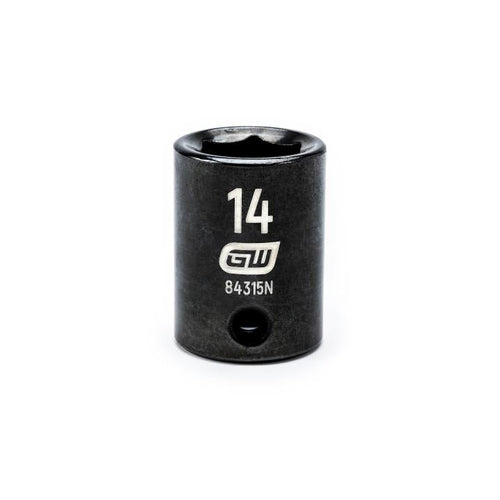 GearWrench 84315N 3/8"DRIVE 14MM STANDARD IMPACT SOCKET