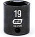 GearWrench 84320N 3/8"DRIVE 19MM STANDARD IMPACT SOCKET