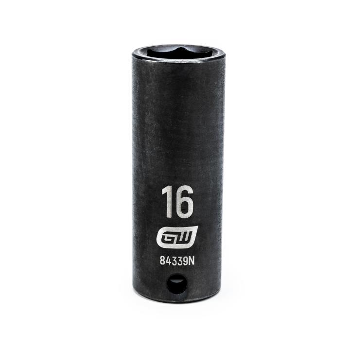 GearWrench 84339N 3/8"DRIVE 16MM DEEP IMPACT SOCKET