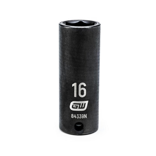 GearWrench 84339N 3/8"DRIVE 16MM DEEP IMPACT SOCKET