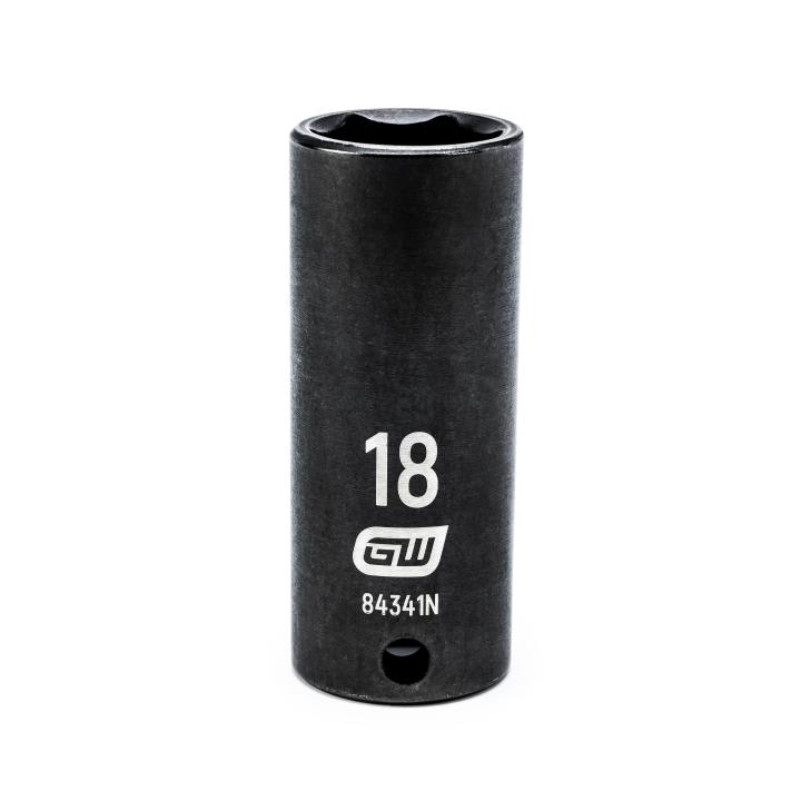 GearWrench 84341N 3/8"DRIVE 18MM DEEP IMPACT SOCKET