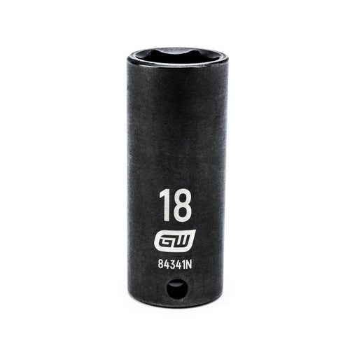 GearWrench 84341N 3/8"DRIVE 18MM DEEP IMPACT SOCKET