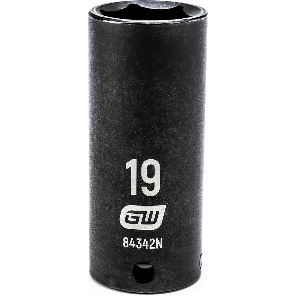 GearWrench 84342N 3/8"DRIVE 19MM DEEP IMPACT SOCKET