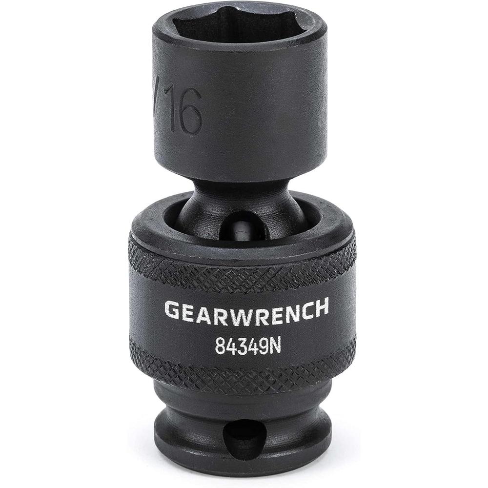 GearWrench 84349N 3/8" DR 6PT UNIV IMPACT SOCKET 9/16"