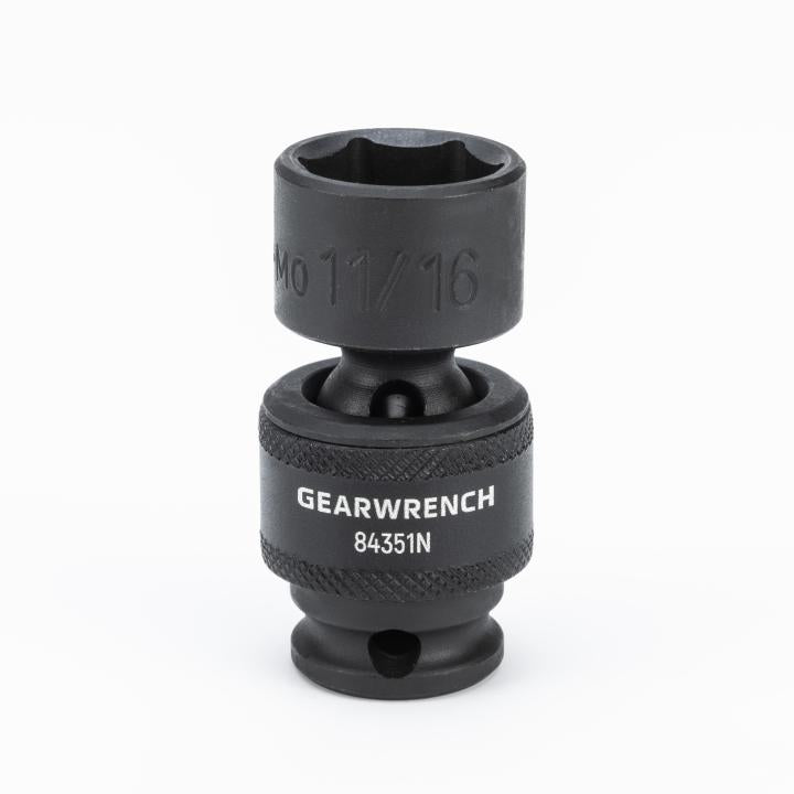 GearWrench 84351N 3/8" DR 6PT UNIV IMPACT SOCKET 11/16"