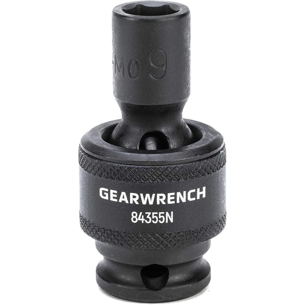 GearWrench 84355N 3/8" DR 6PT UNIVERSAL SOCKET 9MM