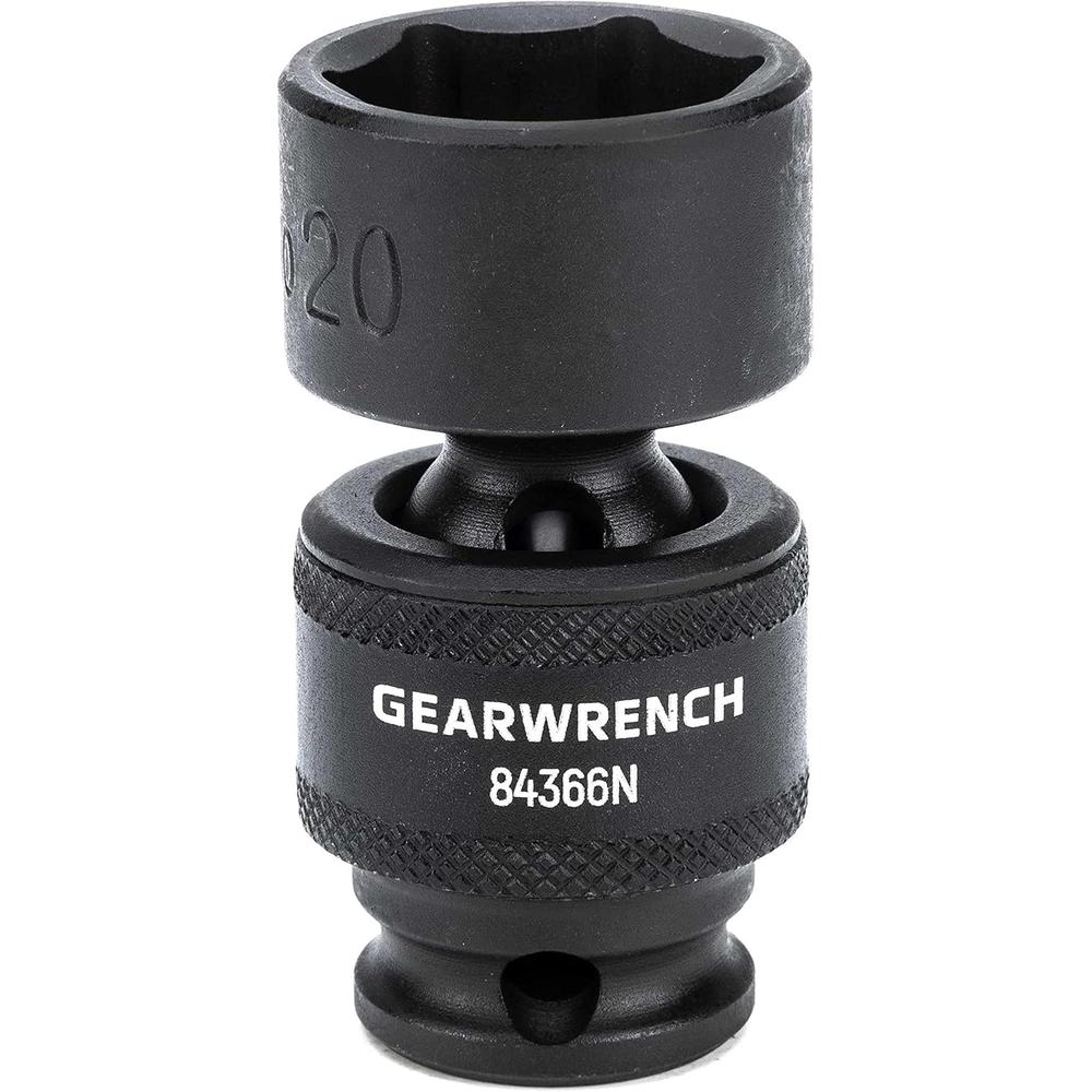 GearWrench 84366N 3/8" DR 6PT UNIVERSAL SOCKET 20MM