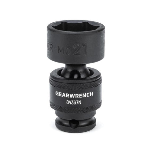 GearWrench 84367N 3/8" DR 6PT UNIVERSAL SOCKET 21MM - MPR Tools & Equipment