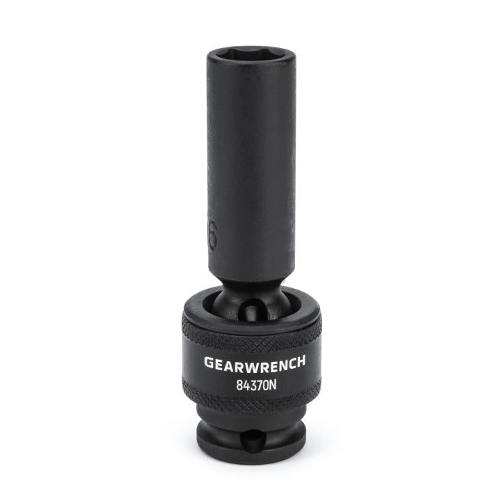 GearWrench 84370N 3/8" DR 6PT DEEP UNIV SOCKET 7/16"