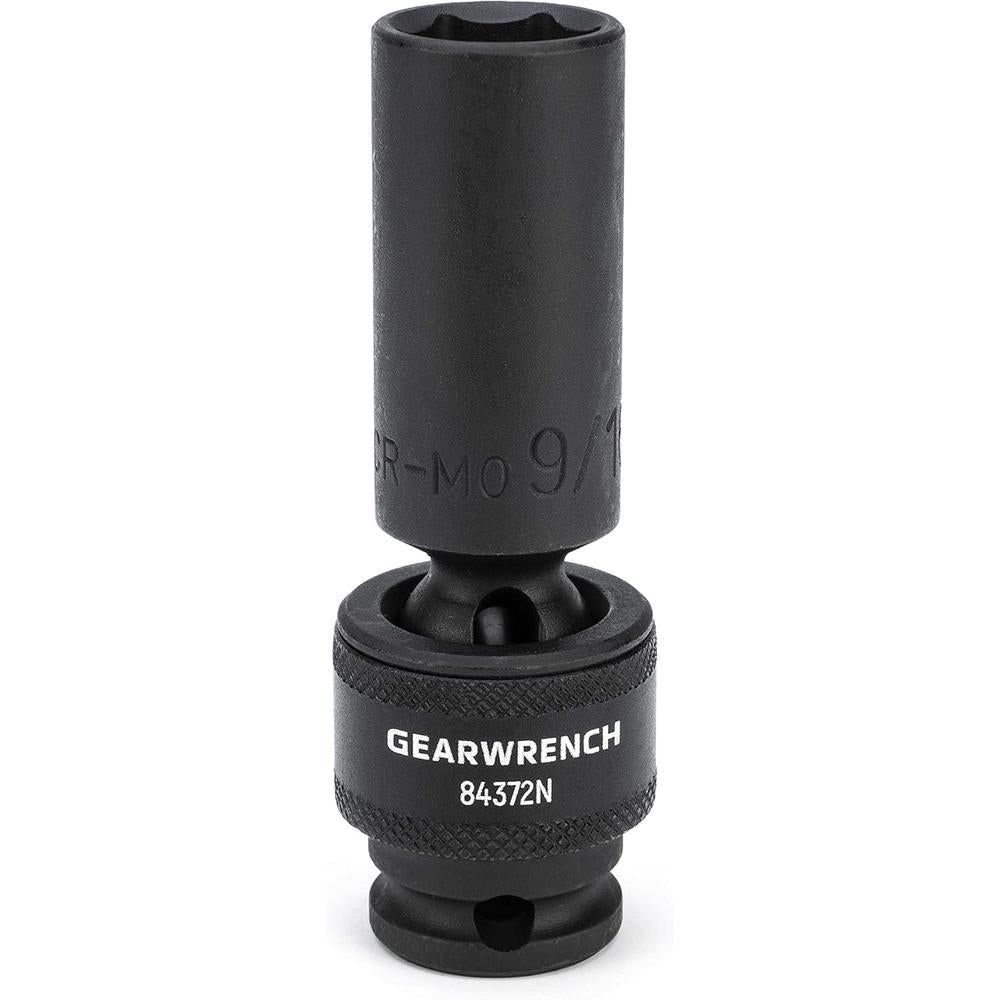 GearWrench 84372N 3/8" DR 6PT DEEP UNIV SOCKET 9/16"