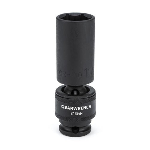 GearWrench 84374N 3/8" DR 6PT DEEP UNIV SOCKET 11/16"