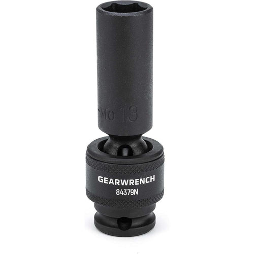 GearWrench 84379N 3/8" DR 6PT DEEP UNIV SOCKET 13MM