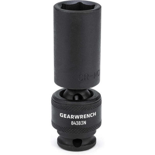 GearWrench 84383N 3/8" DR 6PT DEEP UNIV SOCKET 17MM