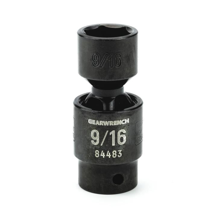 GearWrench 84483 SKT PINLESS UNIV IMP 3/8DR 6PT 9/16"