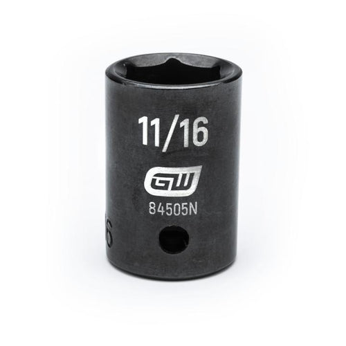 GearWrench 84505N 1/2"DRIVE 11/16" STANDARD IMPACT SOCKET