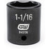 GearWrench 84511N 1/2"DRIVE 1-1/16" STANDARD IMPACT SOCKET