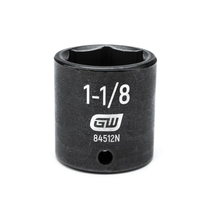 GearWrench 84512N 1/2"DRIVE 1-1/8" STANDARD IMPACT SOCKET