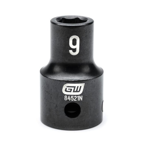 GearWrench 84521N 1/2"DRIVE 9MM STANDARD IMPACT SOCKET