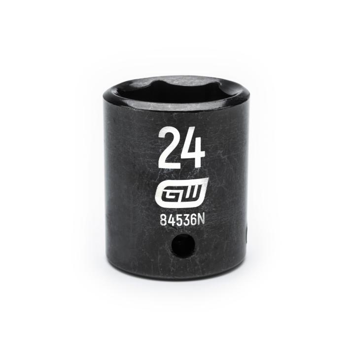 GearWrench 84537N 1/2"DRIVE 25MM STANDARD IMPACT SOCKET
