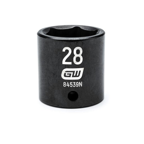 GearWrench 84539N 1/2"DRIVE 28MM STANDARD IMPACT SOCKET
