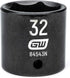 GearWrench 84543N 1/2"DRIVE 32MM STANDARD IMPACT SOCKET