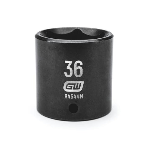 GearWrench 84544N 1/2"DRIVE 36MM STANDARD IMPACT SOCKET