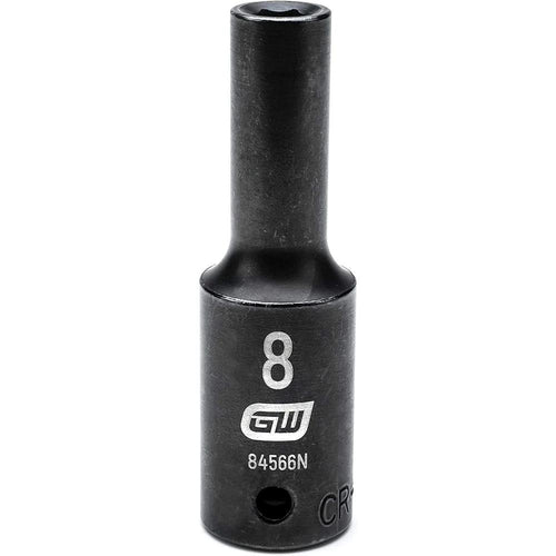 GearWrench 84566N 1/2"DRIVE 8MM DEEP IMPACT SOCKET