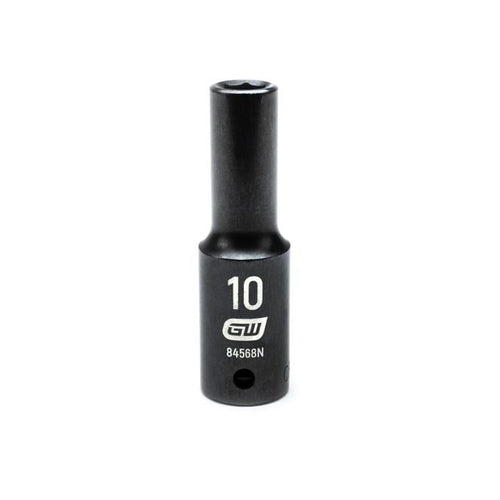 GearWrench 84568N 1/2"DRIVE 10MM DEEP IMPACT SOCKET - MPR Tools & Equipment