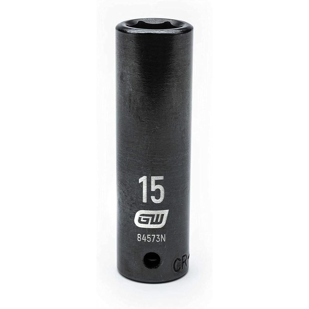 GearWrench 84573N 1/2"DRIVE 15MM DEEP IMPACT SOCKET