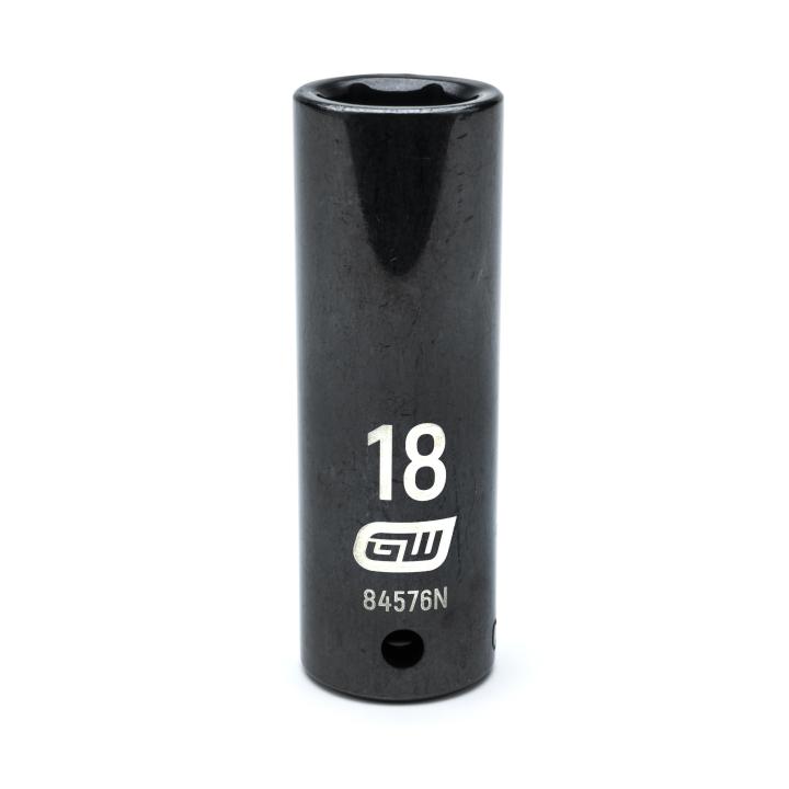GearWrench 84576N 1/2"DRIVE 18MM DEEP IMPACT SOCKET