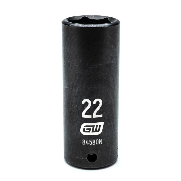 GearWrench 84580N 1/2"DRIVE 22MM DEEP IMPACT SOCKET - MPR Tools & Equipment