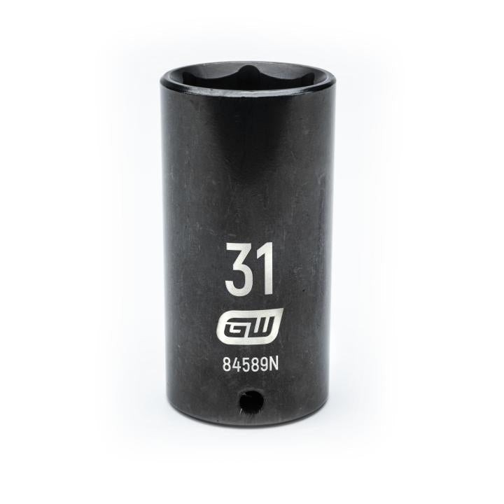 GearWrench 84589N 1/2"DRIVE 31MM DEEP IMPACT SOCKET