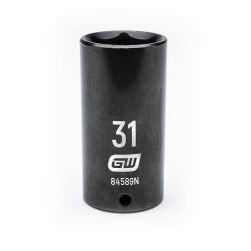 GearWrench 84589N 1/2"DRIVE 31MM DEEP IMPACT SOCKET