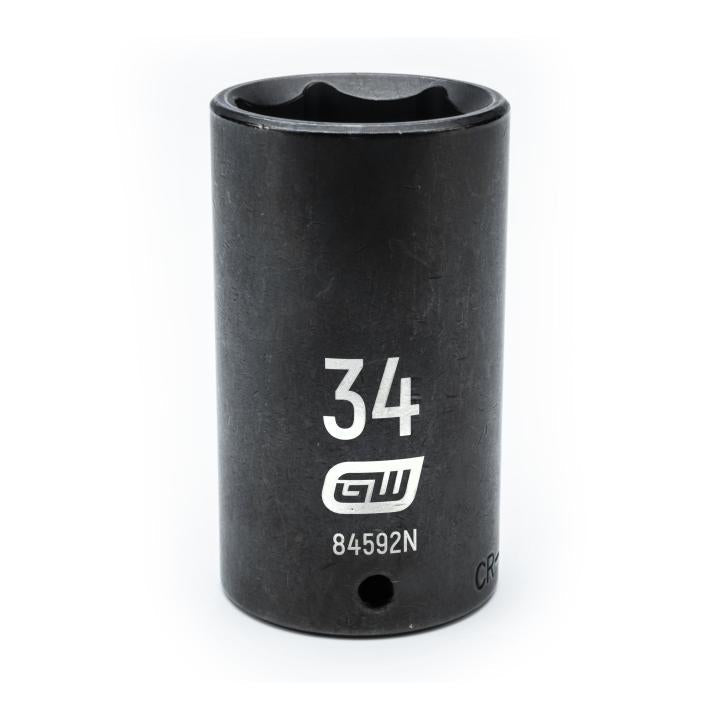 GearWrench 84592N 1/2"DRIVE 34MM DEEP IMPACT SOCKET