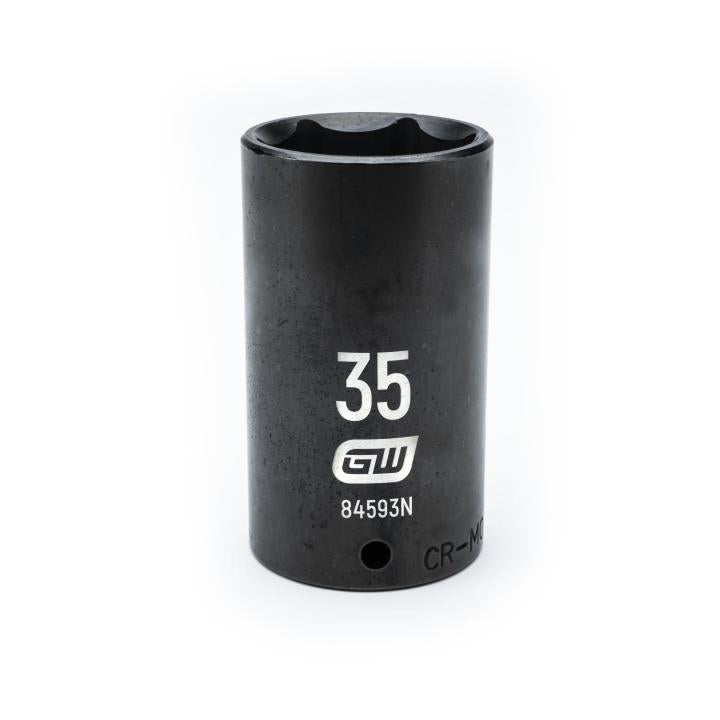 GearWrench 84593N 1/2"DRIVE 35MM DEEP IMPACT SOCKET
