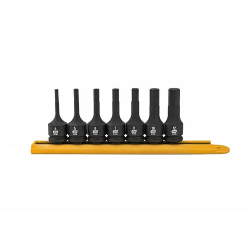 GearWrench 84912 SET HEX IMP MET 3/8DR 7PC