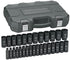 GearWrench 84935N 29 Pc. 1/2" Drive 6 Point Deep Impact Metric Socket Set - MPR Tools & Equipment