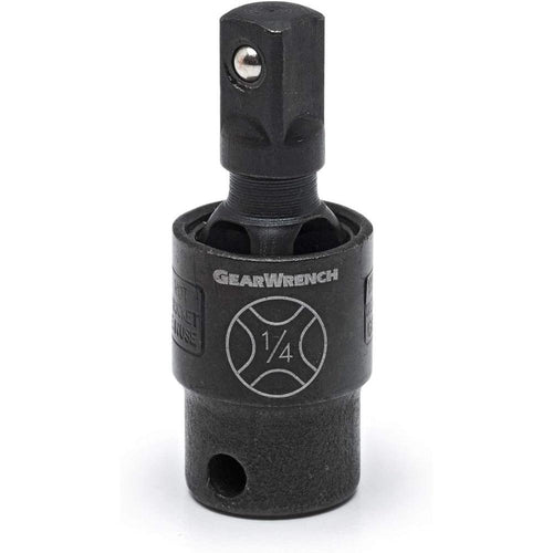 GearWrench 84960 3 Pc. 1/4", 3/8" & 1/2" Drive Impact Universal Joint Pinless, Black