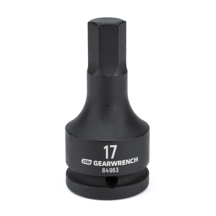 GearWrench 84963 SKT IMP HEX BIT 3/4DR 17MM