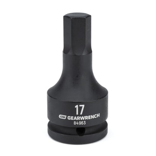 GearWrench 84963 SKT IMP HEX BIT 3/4DR 17MM