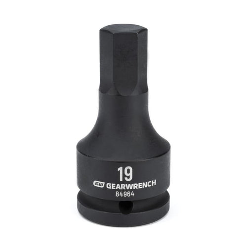 GearWrench 84964 SKT IMP HEX BIT 3/4DR 19MM