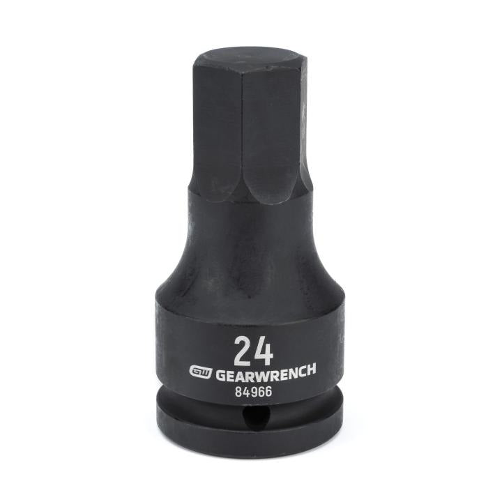 GearWrench 84966 SKT IMP HEX BIT 3/4DR 24MM