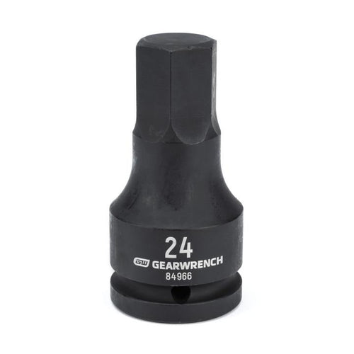 GearWrench 84966 SKT IMP HEX BIT 3/4DR 24MM