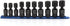 GearWrench 84979 10 Pc. 1/2" Drive 6 Point Standard X-Core Pinless Universal Impact Metric Socket Set - MPR Tools & Equipment