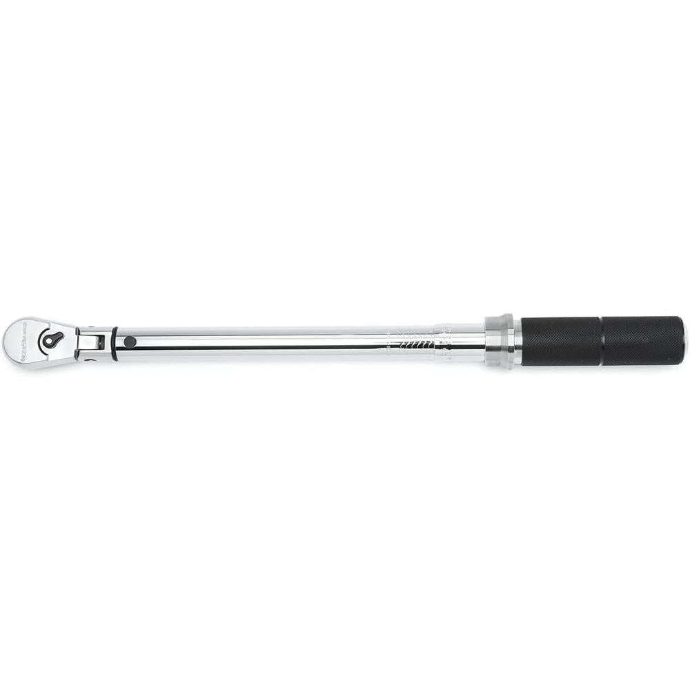 GearWrench 85086M 3/8" Drive Flex Head Micrometer Torque Wrench, 5-75 ft/lbs