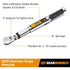GearWrench 85195 3/8" Drive 120XP Flex Head Electronic Torque Wrench With Angle, 0-100 FT-LB, 15.87" Long, Includes Molded Case