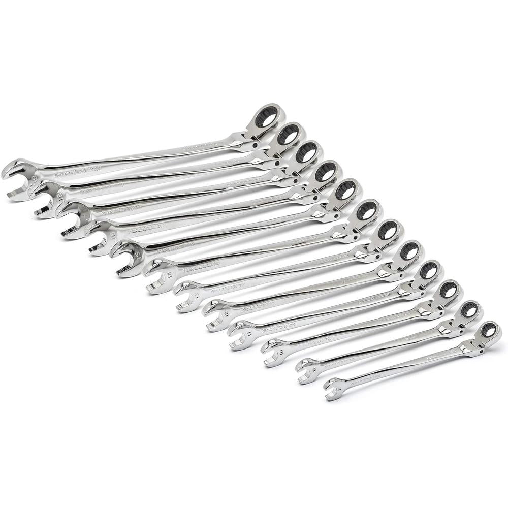 GearWrench 85288 SET WR X-BEAM FLEX COMB MET 12PC