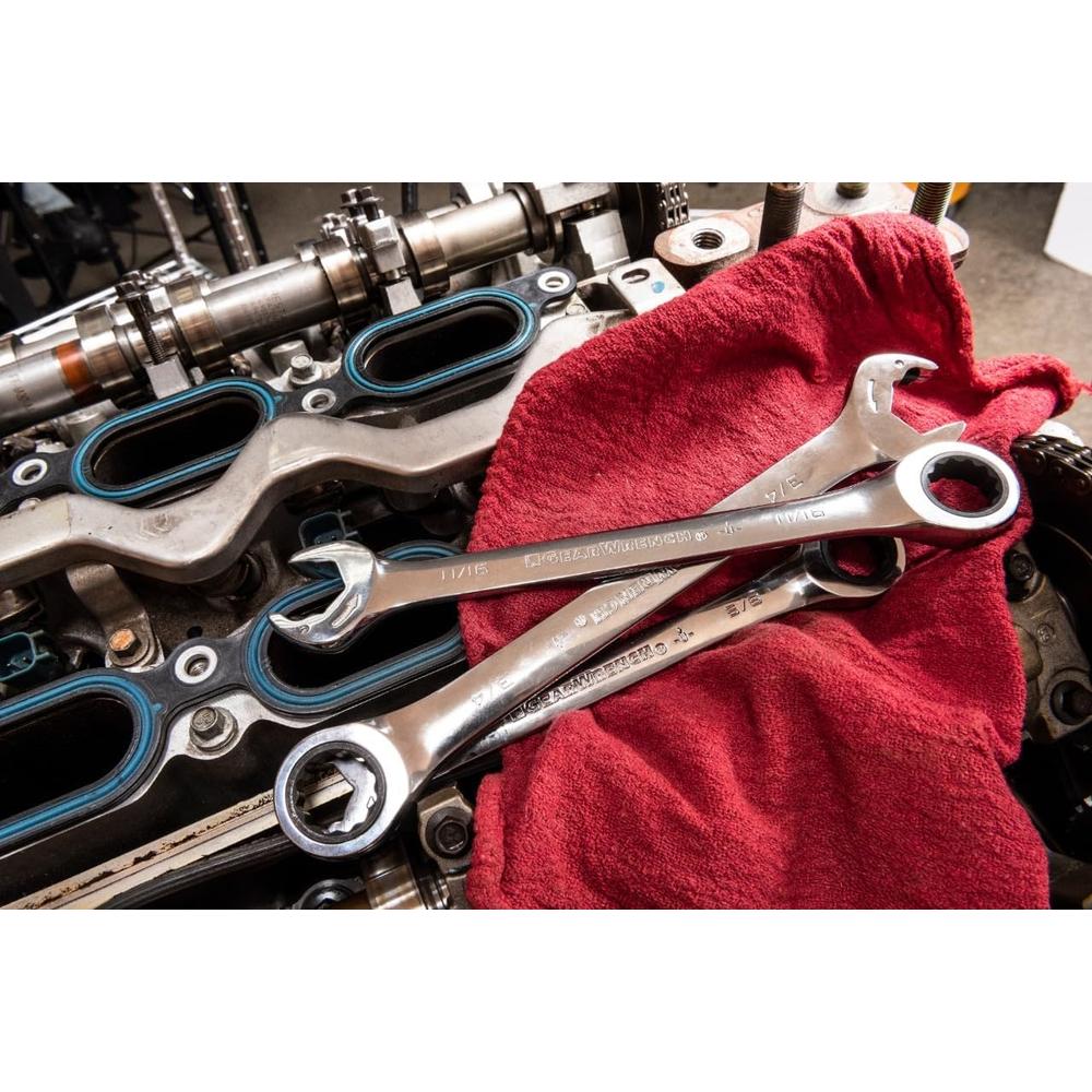 GearWrench 85599 SET WR RAT OPEN END DUAL SAE 8PC