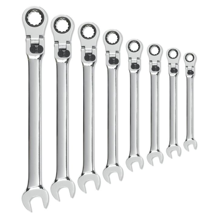 GearWrench 85798 SET WR RAT LCK FLEX XL SAE 8PC