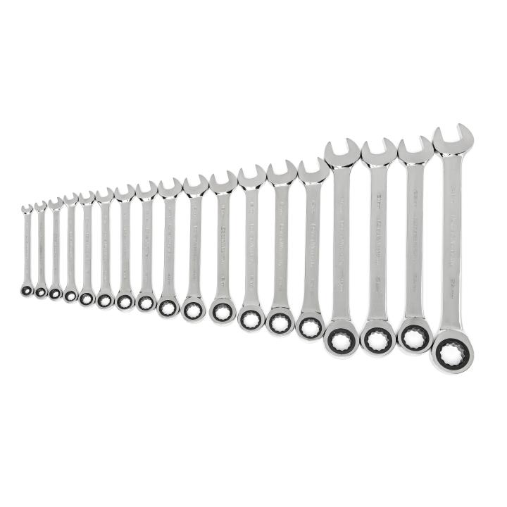 GearWrench 85890-02 SET WR RAT COMB MET 18PC